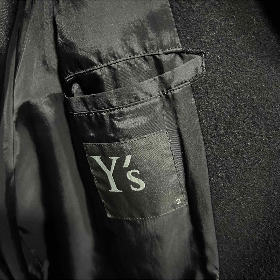 【希少】Y's ワイズ ウール ジャケット ヨウジヤマモト ブラック 黒 L
