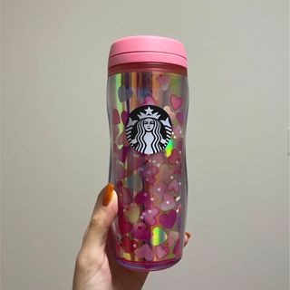 スターバックス(Starbucks)のスターバックス　タンブラー　限定　バレンタイン　ホログラムハート　2021(タンブラー)