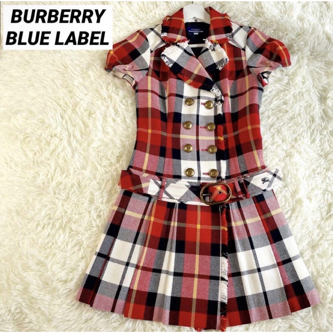 BURBERRY BLUE LABEL - 【美品】バーバリーブルーレーベル 三陽商会 金 ...