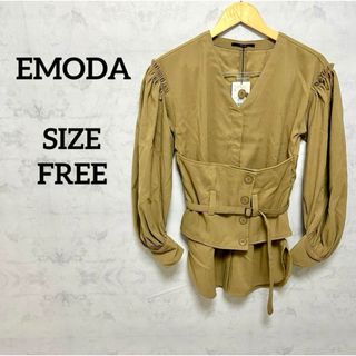 エモダ(EMODA)の【新品未使用】EMODA CORSET MARK SHIRT(シャツ/ブラウス(長袖/七分))