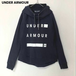 アンダーアーマー(UNDER ARMOUR)のks119 アンダーアーマー プルオーバー フードパーカー プリント(パーカー)