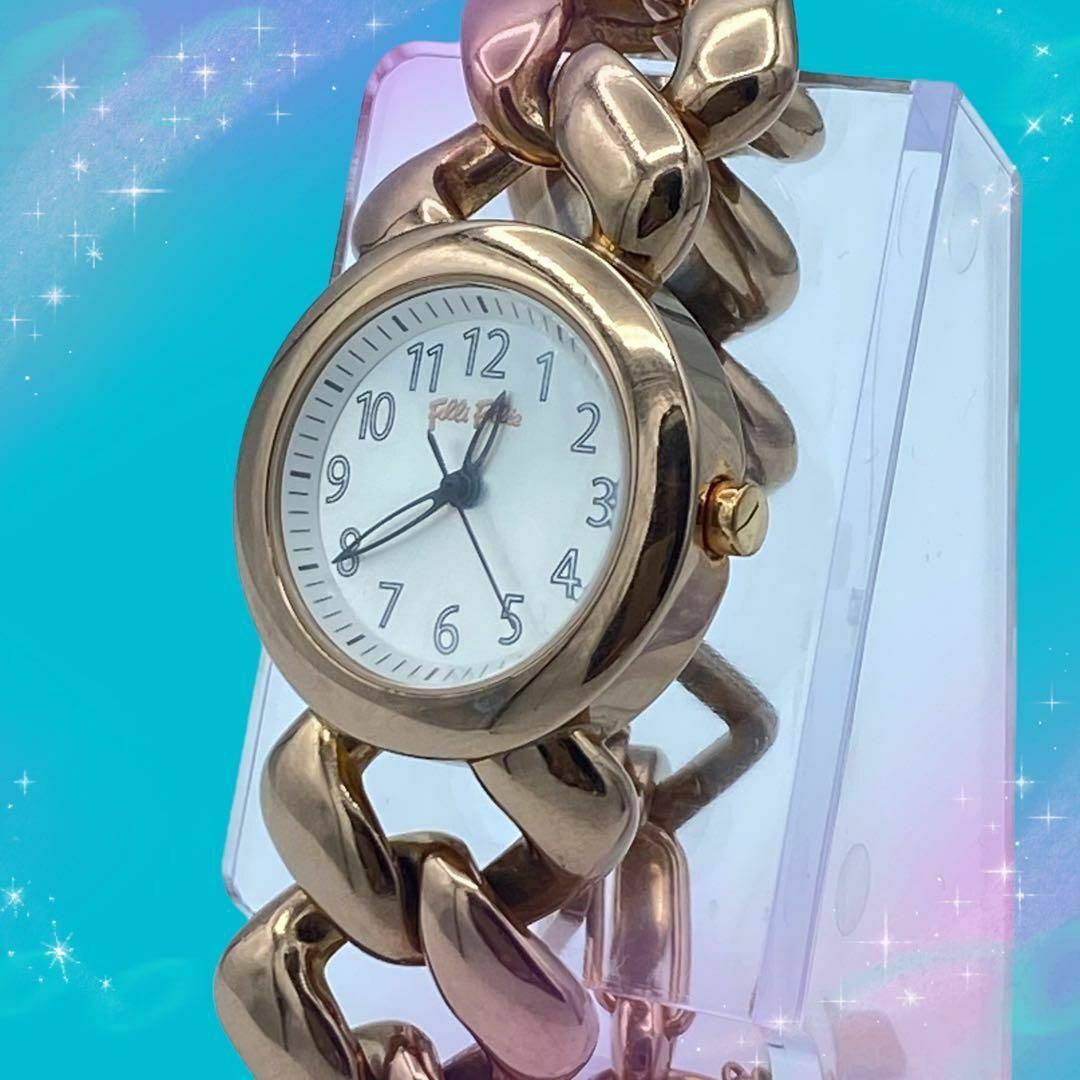 《美品　稼動品》フォリフォリ　防水　レディース腕時計　シルバー系文字盤　クォーツ | フリマアプリ ラクマ