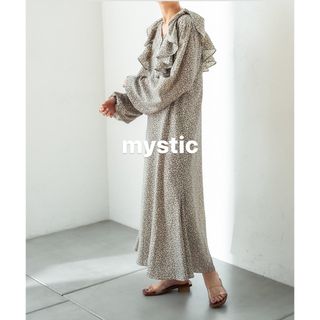 ミスティック(mystic)のmystic リーフ柄ワンピース(ロングワンピース/マキシワンピース)