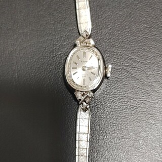 シチズン(CITIZEN)の素敵！シチズンダイヤ入りアンティーク腕時計、シルバー色。ダイヤ入り。稼働品。(腕時計(アナログ))