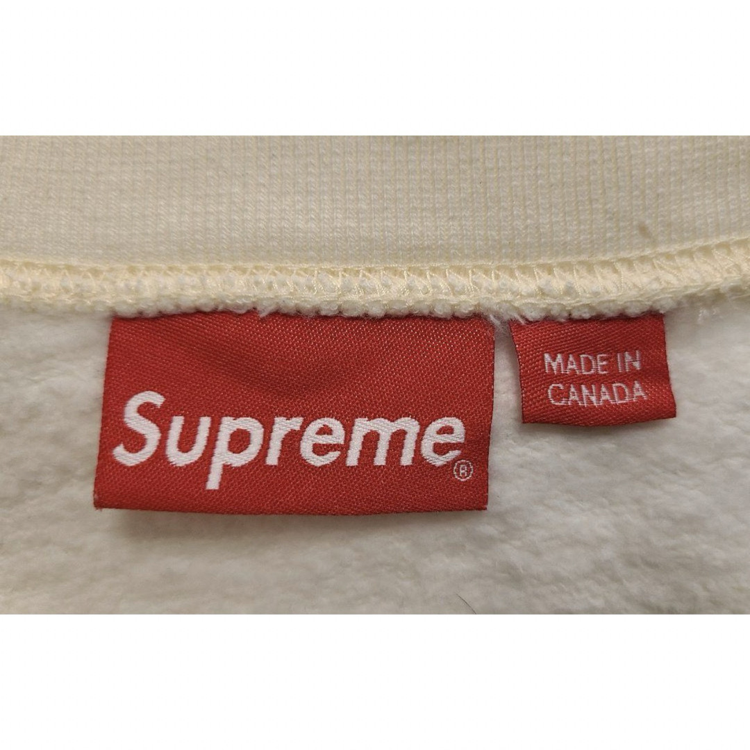 supreme Cutout Logo Crewneck "Natural"