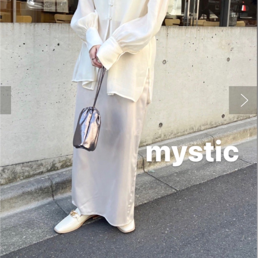 mystic(ミスティック)のmystic サテンスカート レディースのスカート(ロングスカート)の商品写真