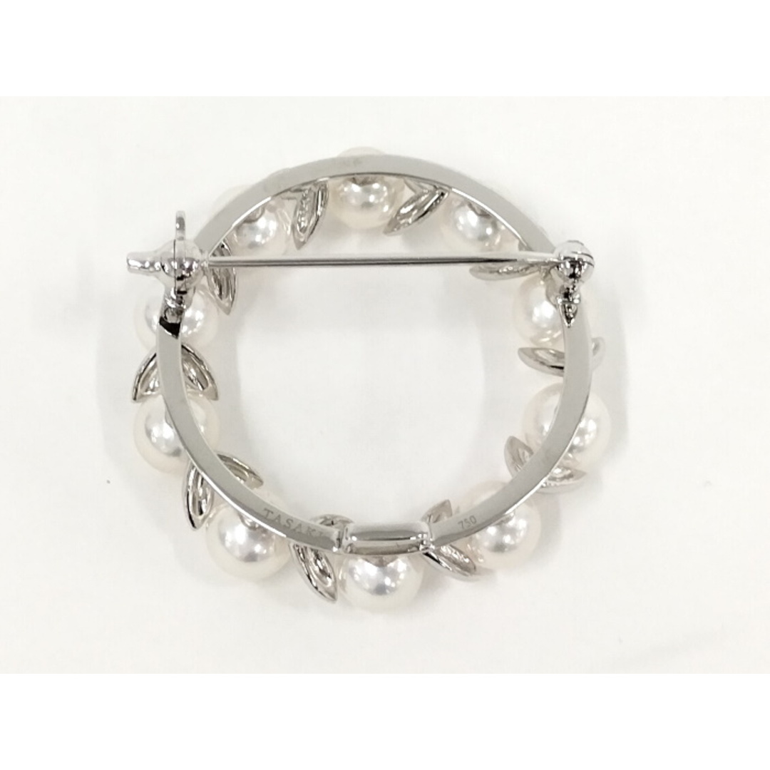 TASAKI - TASAKI ブローチ 750WG K18WG ホワイトゴールド パール TASAKI - TASAKI ブローチ 750WG K18WG ホワイトゴールド パール