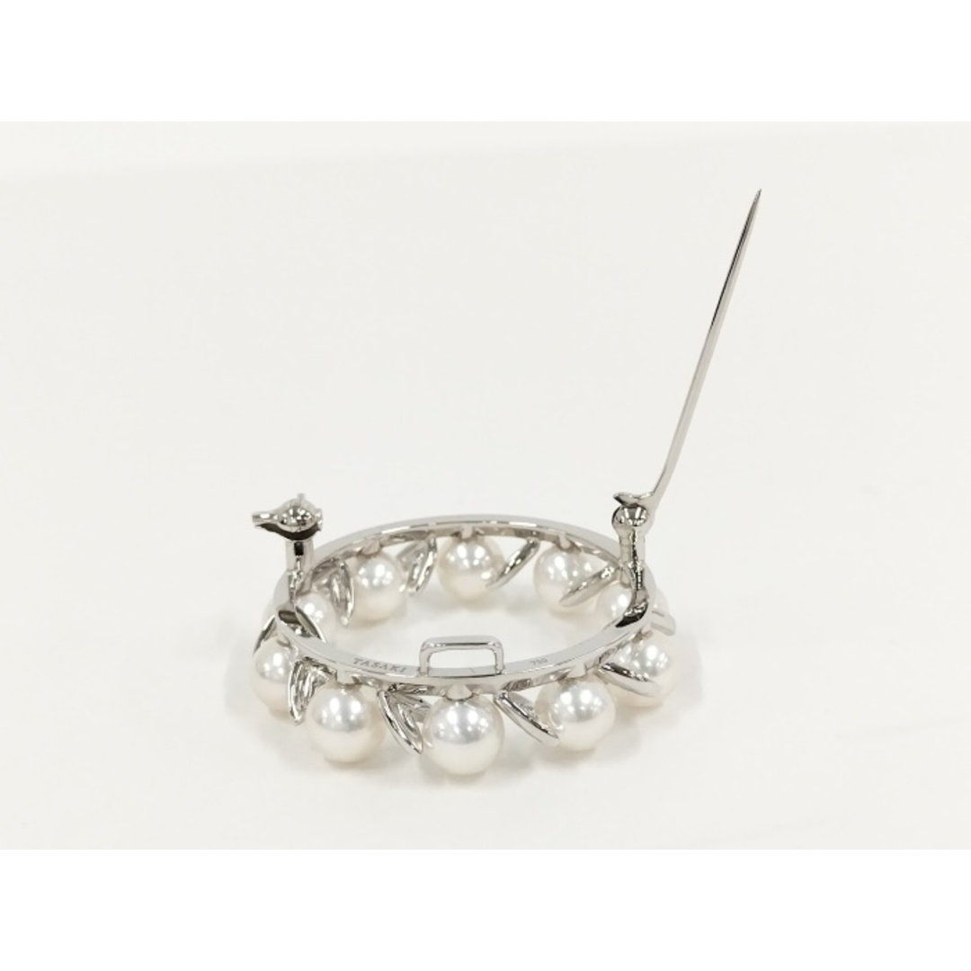 TASAKI - TASAKI ブローチ 750WG K18WG ホワイトゴールド パール TASAKI - TASAKI ブローチ 750WG K18WG ホワイトゴールド パール
