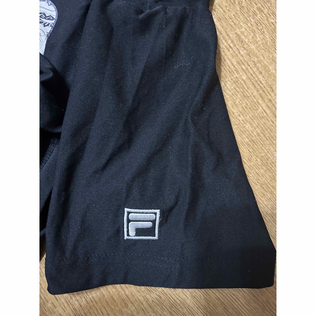 FILA(フィラ)のFILA 黒ロゴTシャツ　L フィラ メンズのトップス(Tシャツ/カットソー(半袖/袖なし))の商品写真