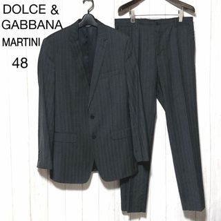 ドルチェアンドガッバーナ(DOLCE&GABBANA)のドルチェ＆ガッバーナ MARTINI ストライプスーツ 48/ドルガバ(セットアップ)