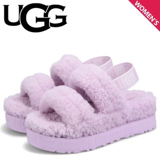 サンダル UGG 1123633K FLUFF YEAH ピンク 22.5cm