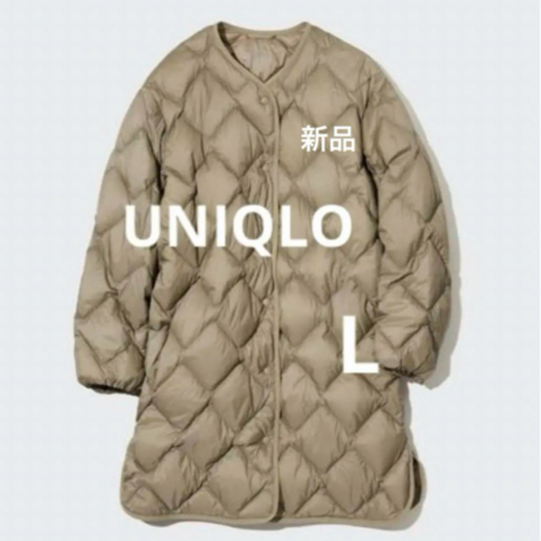 UNIQLO - UNIQLO ウルトラライトダウンリラックスコート カーキ