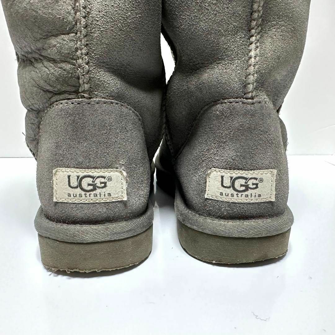 UGG(アグ)の美品✨アグ 24㎝ クラシック トール ムートンブーツ シープスキン グレー レディースの靴/シューズ(ブーツ)の商品写真