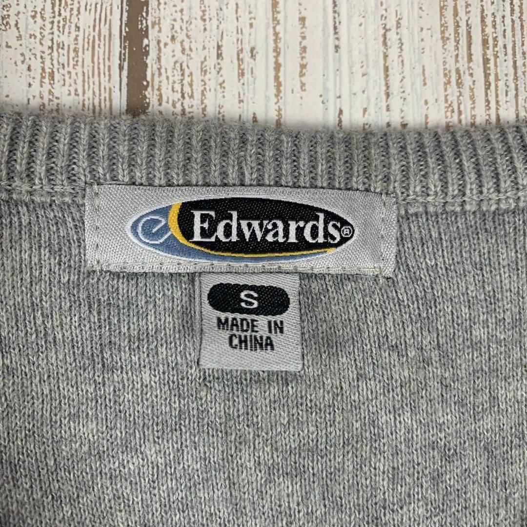 Edwards(エドワーズ)のEdwards　エドワーズ　Vネックニット　メンズS　グレー メンズのトップス(ニット/セーター)の商品写真