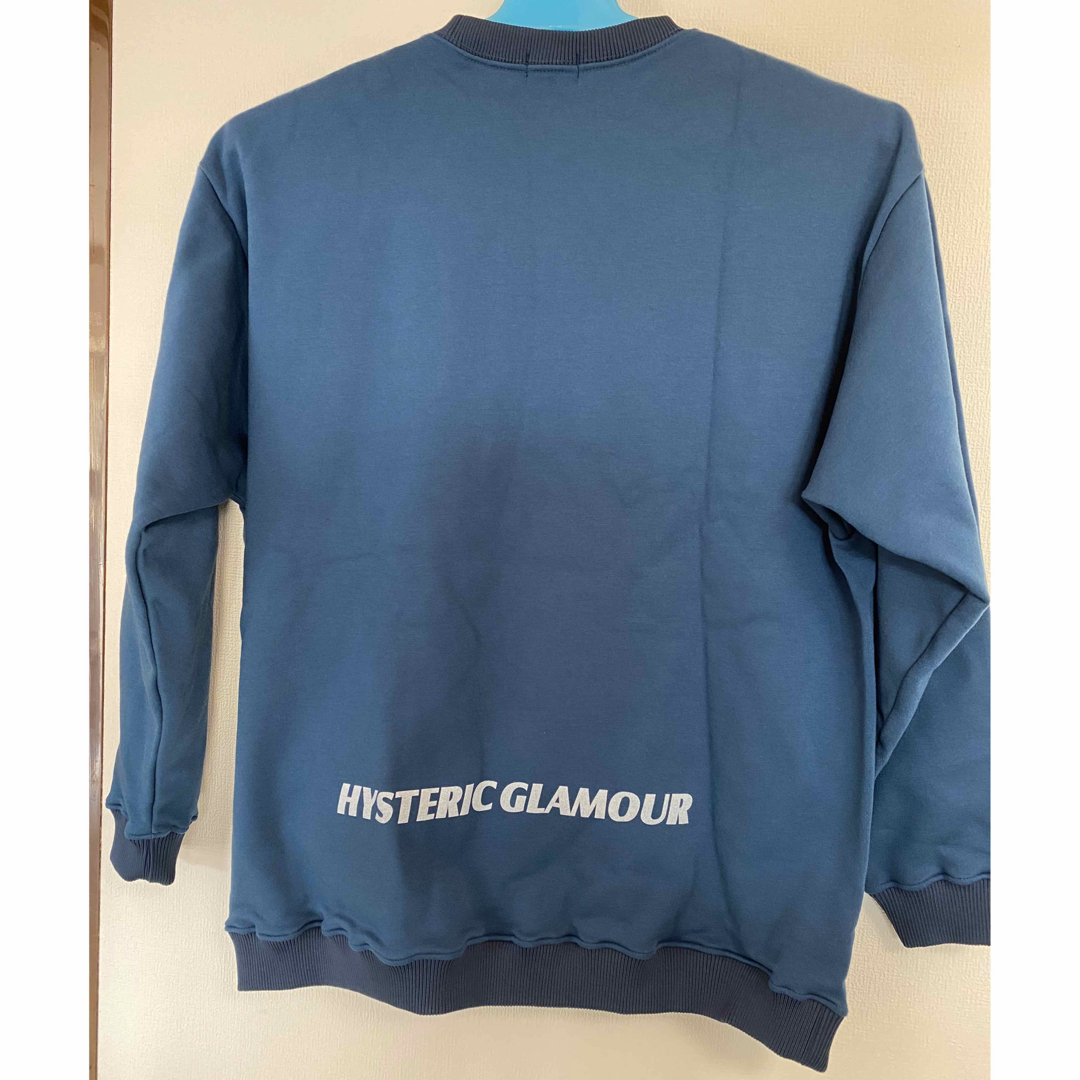 HYSTERIC GLAMOUR(ヒステリックグラマー)の新品 HYSTERIC GLAMOUR トレーナー BLUE FREE レディースのトップス(トレーナー/スウェット)の商品写真