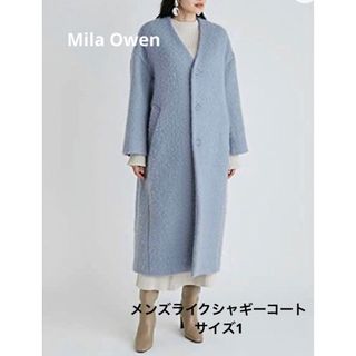 Mila Owen ミラオーウェン　コート　水色