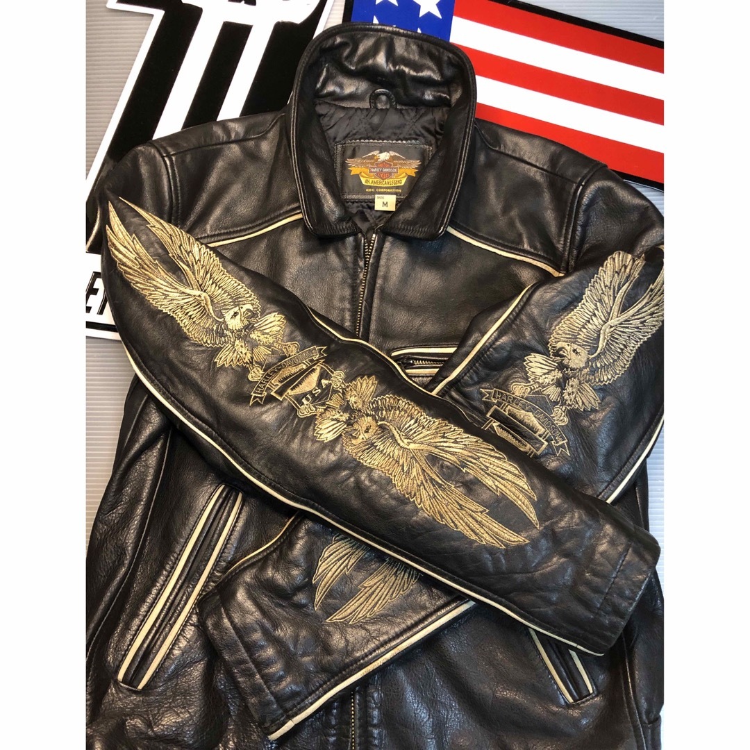 古着屋MAXCOM【激レア】HARLEY-DAVIDSON 総刺繍 オールレザー レザー 古着屋MAXCOM【激レア】HARLEY-DAVIDSON 総刺繍 オールレザー レザー