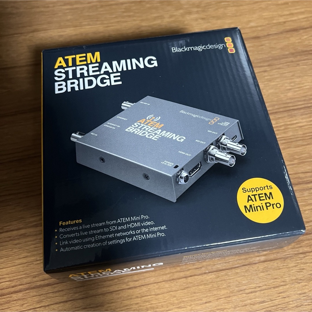 Blackmagicdesign(ブラックマジック)のATEM STREAMING BRIDGE スマホ/家電/カメラのテレビ/映像機器(その他)の商品写真