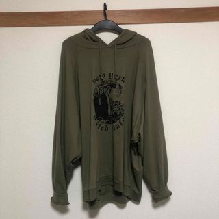 ラフシモンズ  20AW  202-177A Rパッチオーバーサイズジップパーカー メンズ M