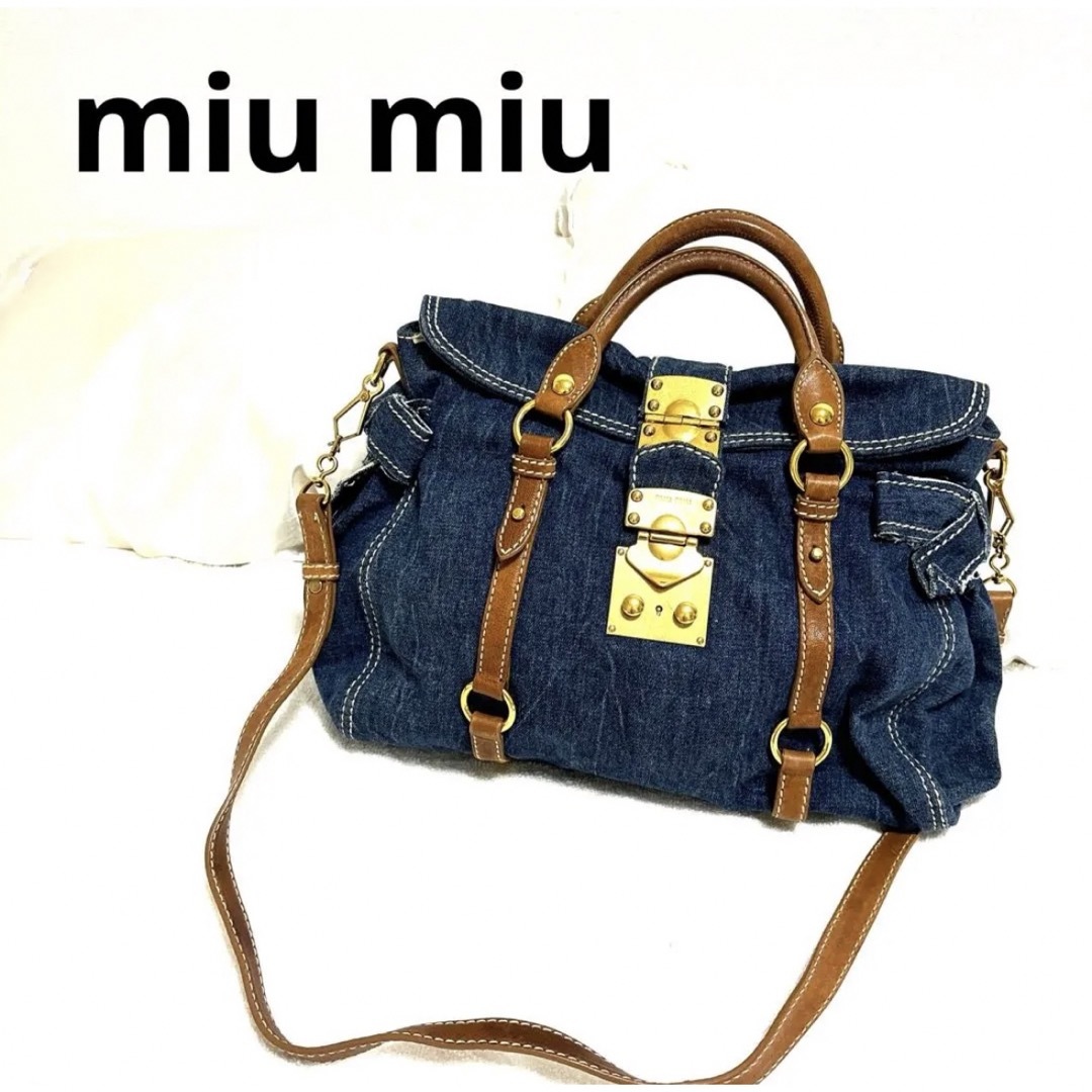 MIUMIU デニムバッグ