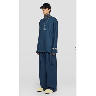 Jil Sander - ジルサンダープラス JPUP706517 ロゴ刺繍タートルネック