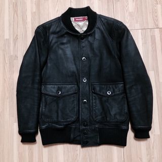 ハイドアンドシーク(HIDE AND SEEK)の即購入可【本革】HideandSeek LEATHER JKT BLACK(レザージャケット)