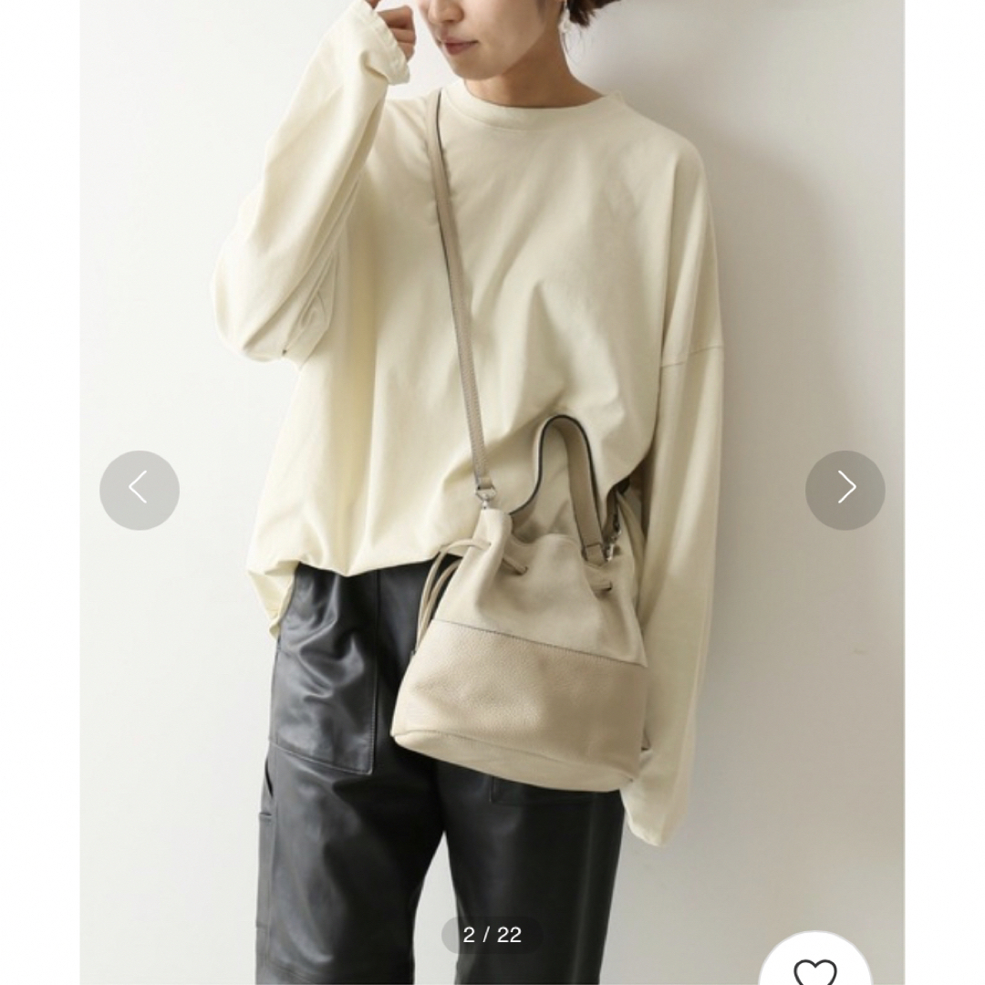 FRAMeWORK(フレームワーク)のFRAMeWORK【MARANT】 コンビ キンチャクバッグ レディースのバッグ(ショルダーバッグ)の商品写真