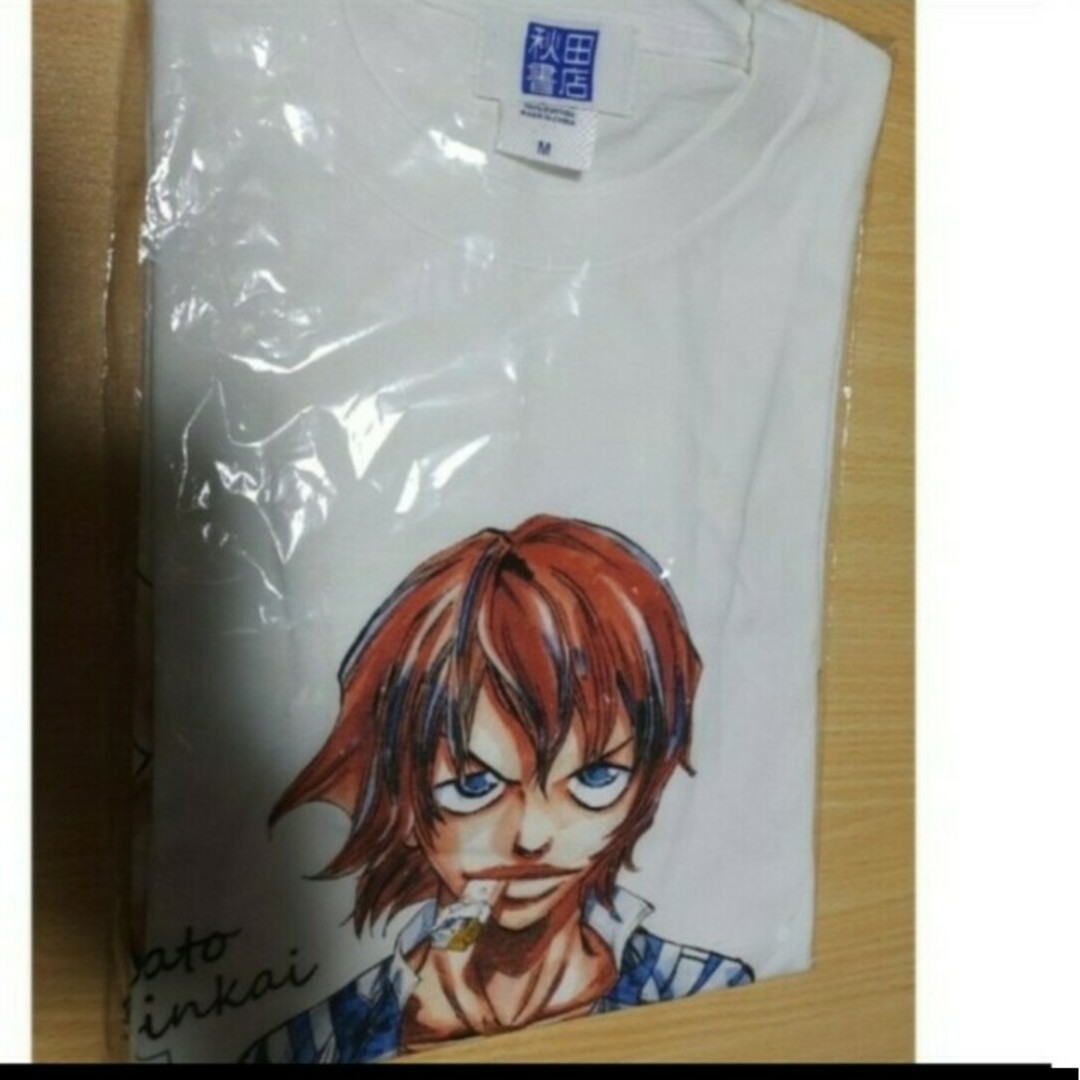 弱虫ペダル　新開隼人　MサイズTシャツ ホワイト　秋田書店ストア エンタメ/ホビーのアニメグッズ(その他)の商品写真