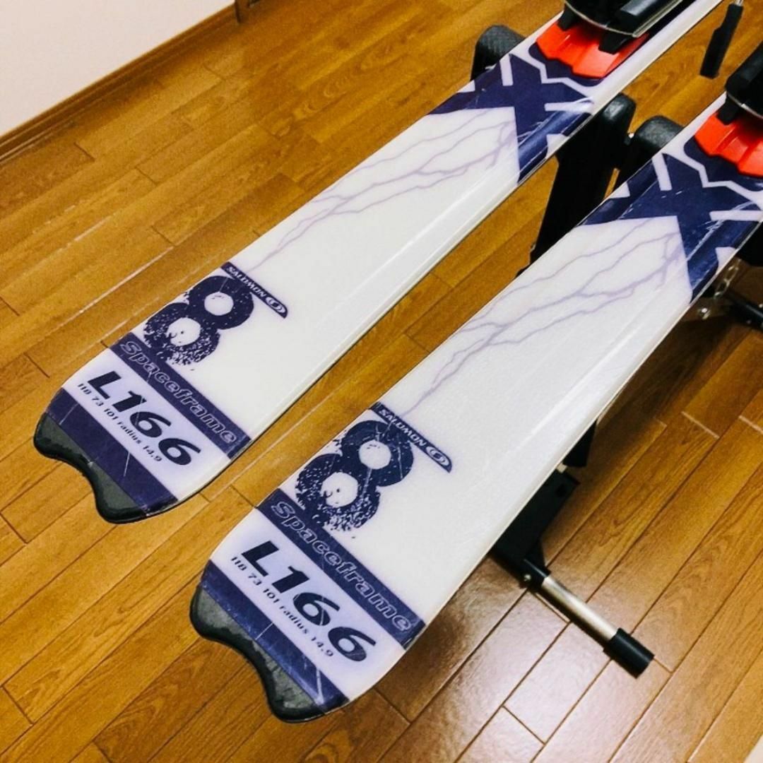 SALOMON(サロモン)の美品　SALOMON　サロモン　X-WING8　166　3.5-11　使用僅か スポーツ/アウトドアのスキー(板)の商品写真