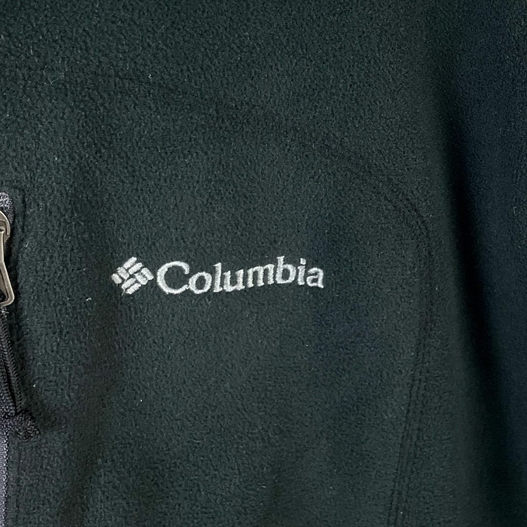 Columbia(コロンビア)の大きいサイズ US/2XL コロンビア フリースベスト ブラック 黒 メンズ メンズのトップス(ベスト)の商品写真