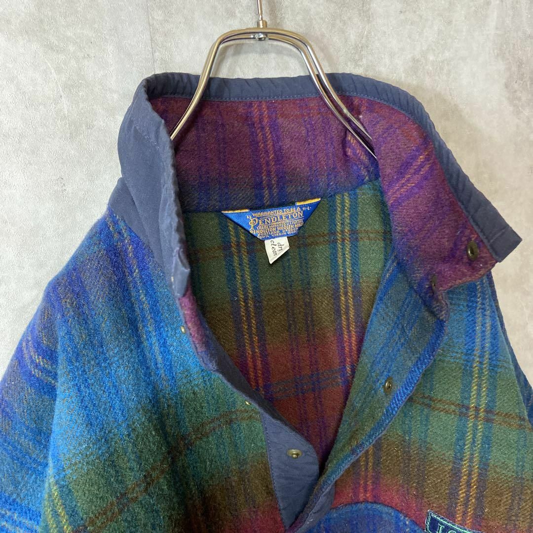 PENDLETON - 【ウール、スナップボタン】PENDLETONマルカチラー古着