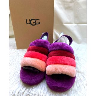 アグ(UGG)の新品 UGGアグ★17,600円 W FLUFF YEAH SLIDE７ 24㎝(その他)