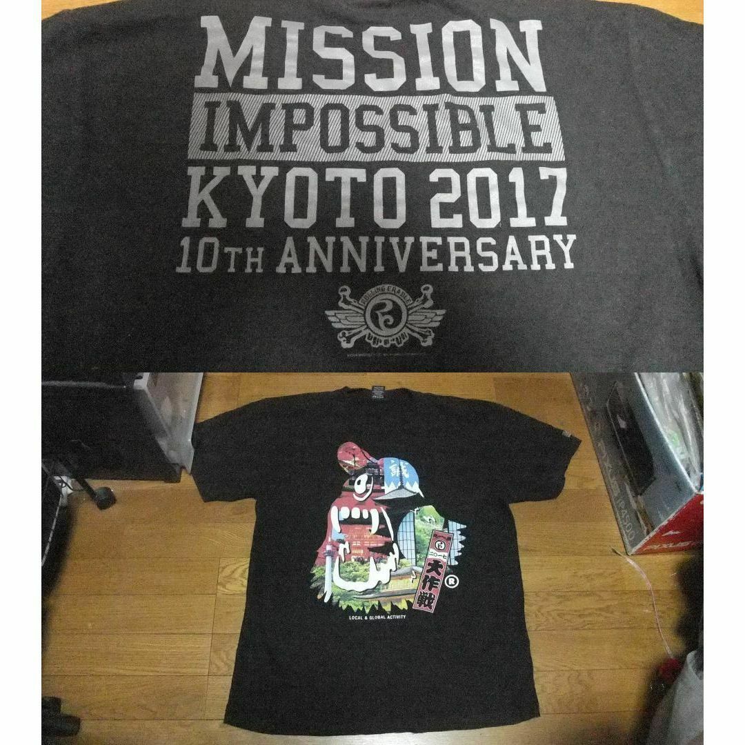 ROLLING CRADLE(ローリングクレイドル)の京都大作戦 10周年記念 コラボ Tシャツ XL rollingcradle メンズのトップス(Tシャツ/カットソー(半袖/袖なし))の商品写真