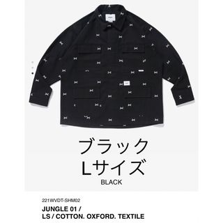 状態良好 WTAPS ダブルタップス SCOUT LS 02 黒 Lサイズ
