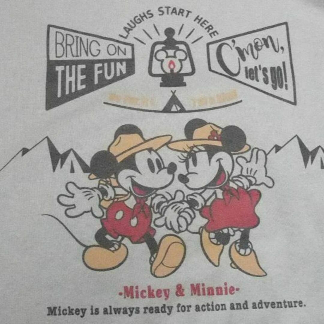 Disney - 新品 ディズニー ミッキー ミニー コラボ キャンプ Tシャツ