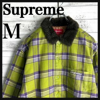 シュプリーム(Supreme)の8187【総柄デザイン】シュプリーム☆ワンポイント刺繍ロゴジャケット　美品(ブルゾン)