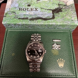 ロレックス(ROLEX)のROLEX ロレックス デイトジャスト メンズ 腕時計 16234G ダイヤ(腕時計(アナログ))