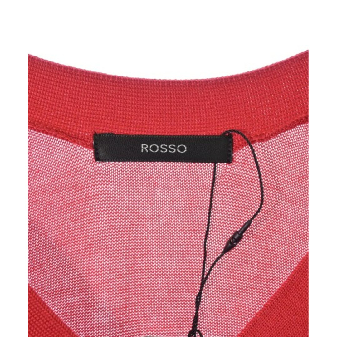 ROSSO(ロッソ)のROSSO ロッソ カーディガン F 赤 【古着】【中古】 レディースのトップス(カーディガン)の商品写真