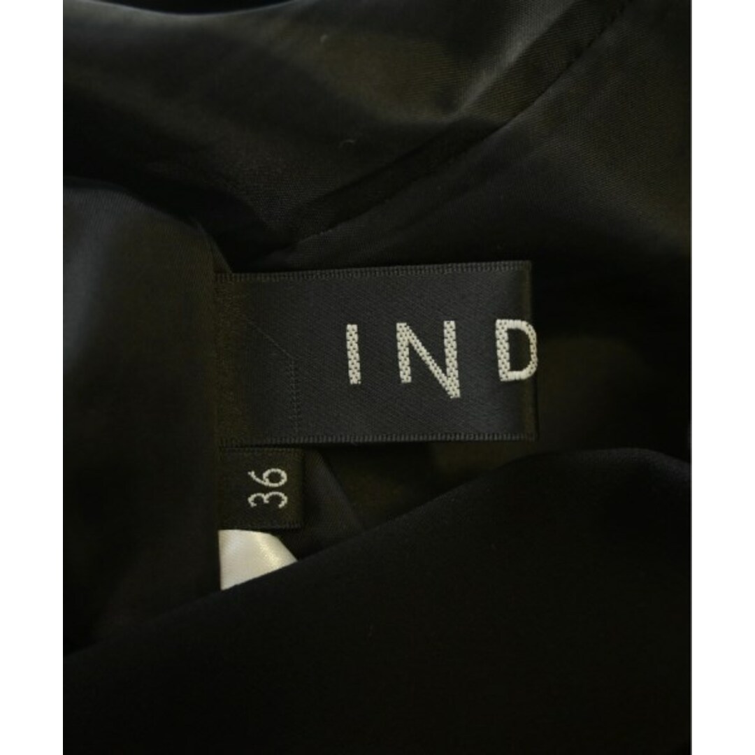 INDIVI(インディヴィ)のINDIVI インディヴィ ロング・マキシ丈スカート 36(S位) 黒 【古着】【中古】 レディースのスカート(ロングスカート)の商品写真