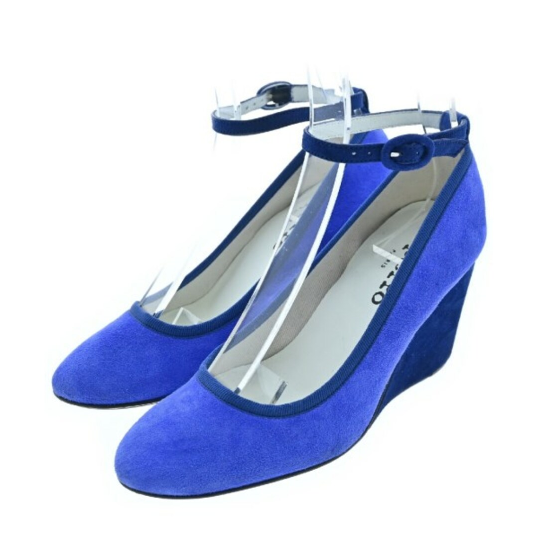 repetto - repetto レペット パンプス EU36(22.5cm位) 青系x濃紺x紺