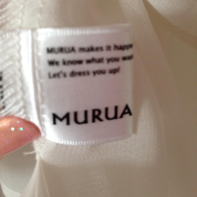 MURUA(ムルーア)のMURUA レース切替シフォンシャツ レディースのトップス(シャツ/ブラウス(長袖/七分))の商品写真