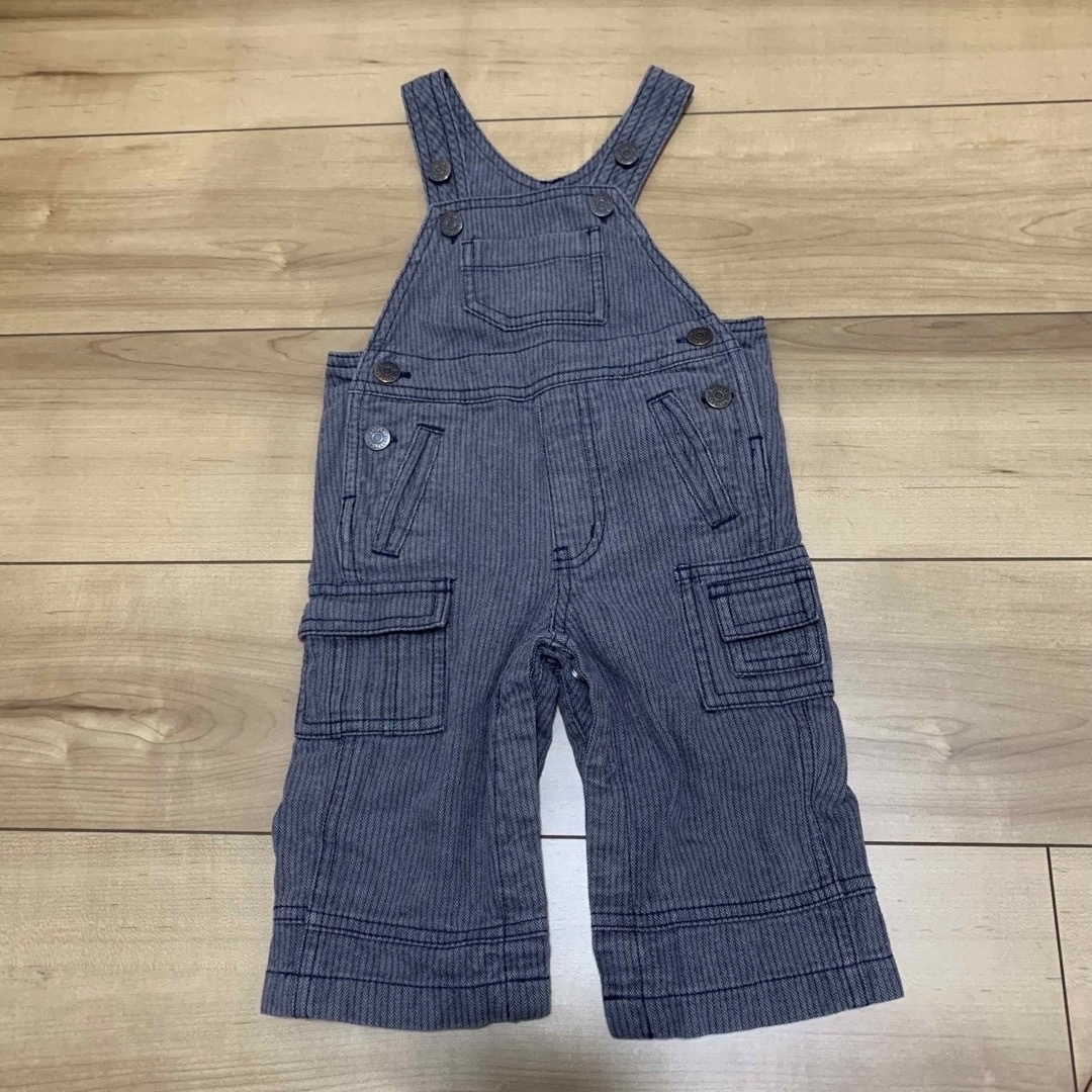 babyGAP(ベビーギャップ)のyk6様　3点まとめ　gap オーバーオール　70cm 、紺色タイツ　0-12m キッズ/ベビー/マタニティのベビー服(~85cm)(パンツ)の商品写真