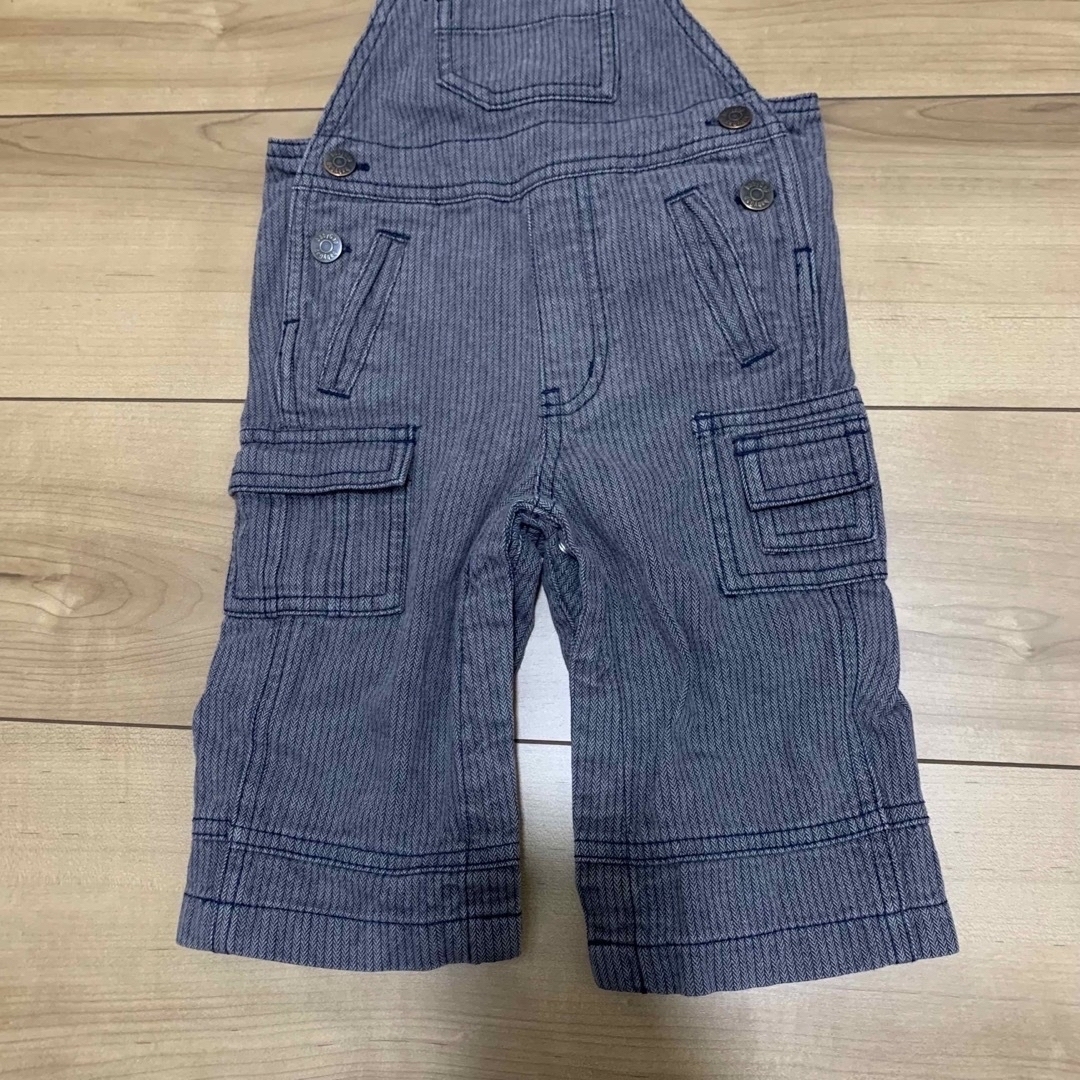 babyGAP(ベビーギャップ)のyk6様　3点まとめ　gap オーバーオール　70cm 、紺色タイツ　0-12m キッズ/ベビー/マタニティのベビー服(~85cm)(パンツ)の商品写真