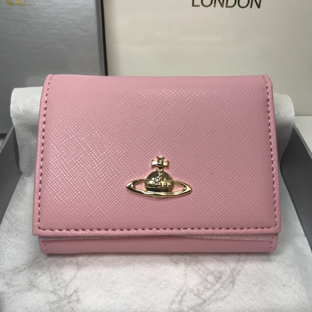 三つ折り財布○仕様Vivienne Westwood  三つ折財布　ピンク