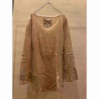 ゴア(goa)のgoa ゴア　vネック　ニット　カットソー　knit ロンt　00's y2k(ニット/セーター)