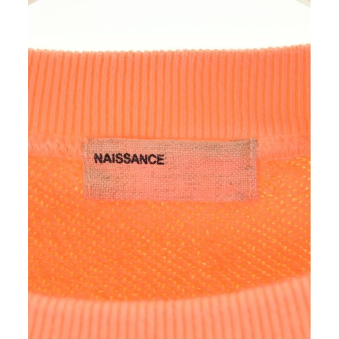 NAISSANCE(ネサーンス)のNAISSANCE ネサーンス スウェット M 蛍光オレンジ 【古着】【中古】 メンズのトップス(スウェット)の商品写真