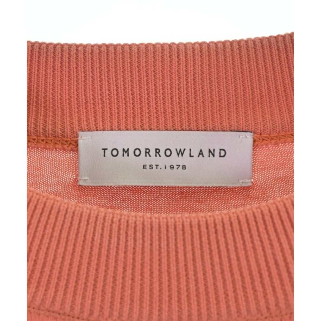 TOMORROWLAND(トゥモローランド)のTOMORROWLAND トゥモローランド ニット・セーター M オレンジ 【古着】【中古】 メンズのトップス(ニット/セーター)の商品写真