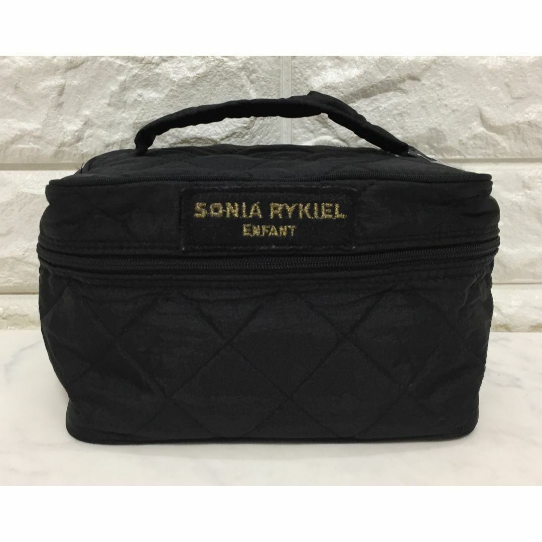 SONIA RYKIEL(ソニアリキエル)のno18040 ソニアリキエル ナイロン メイクバッグ ☆ レディースのファッション小物(ポーチ)の商品写真