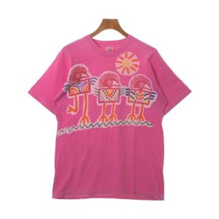 フルーツオブザルーム(FRUIT OF THE LOOM)のFRUIT OF THE LOOM Tシャツ・カットソー F ピンク 【古着】【中古】(Tシャツ/カットソー(半袖/袖なし))