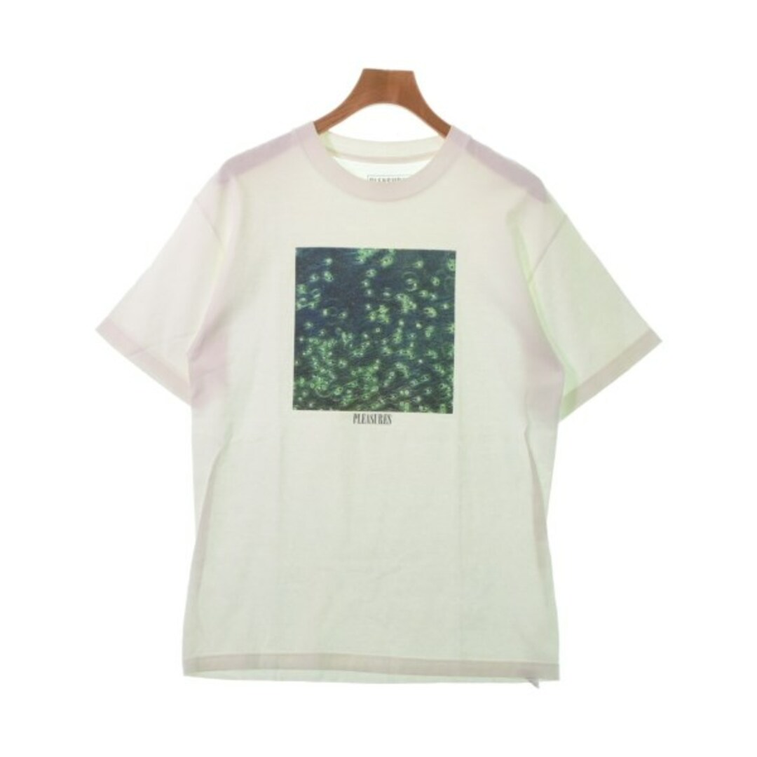 PLEASURES(プレジャー)のPLEASURES プレジャーズ Tシャツ・カットソー M 白 【古着】【中古】 メンズのトップス(Tシャツ/カットソー(半袖/袖なし))の商品写真